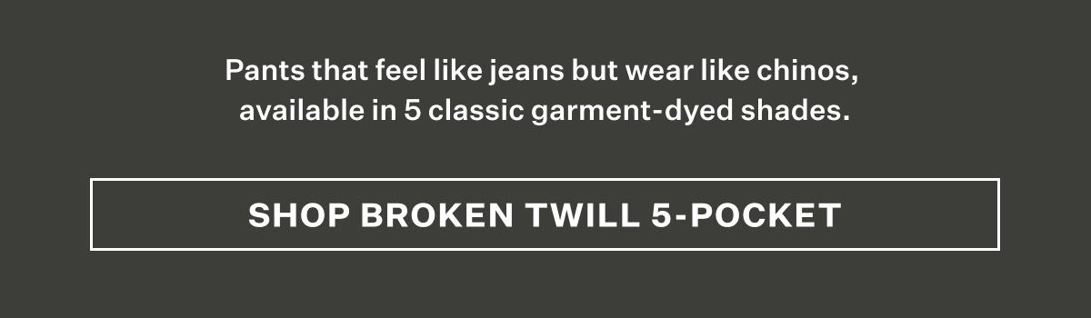 Shop Broken Twill 5-Pocket Pant
