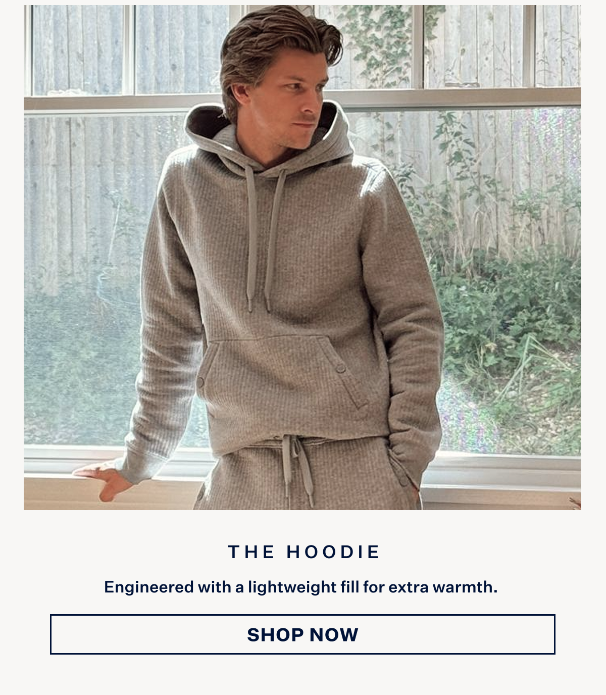 Quilted Rib Hoodie