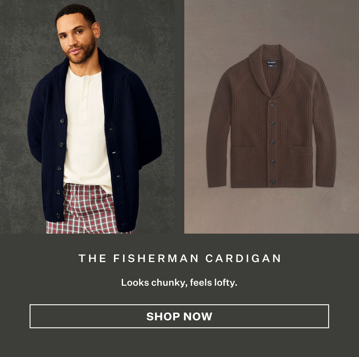 Merino Fisherman Stitch Cardigan
