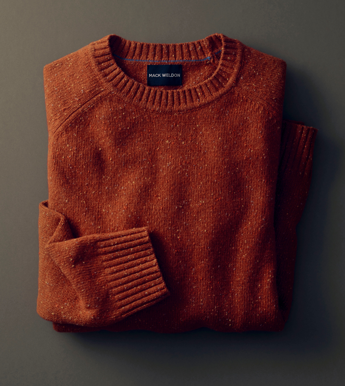 Lambswool Donegal Crew Neck Sweater
