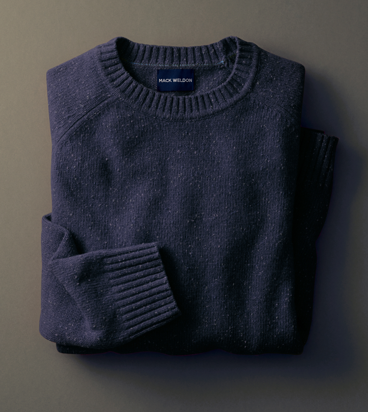 Lambswool Donegal Crew Neck Sweater