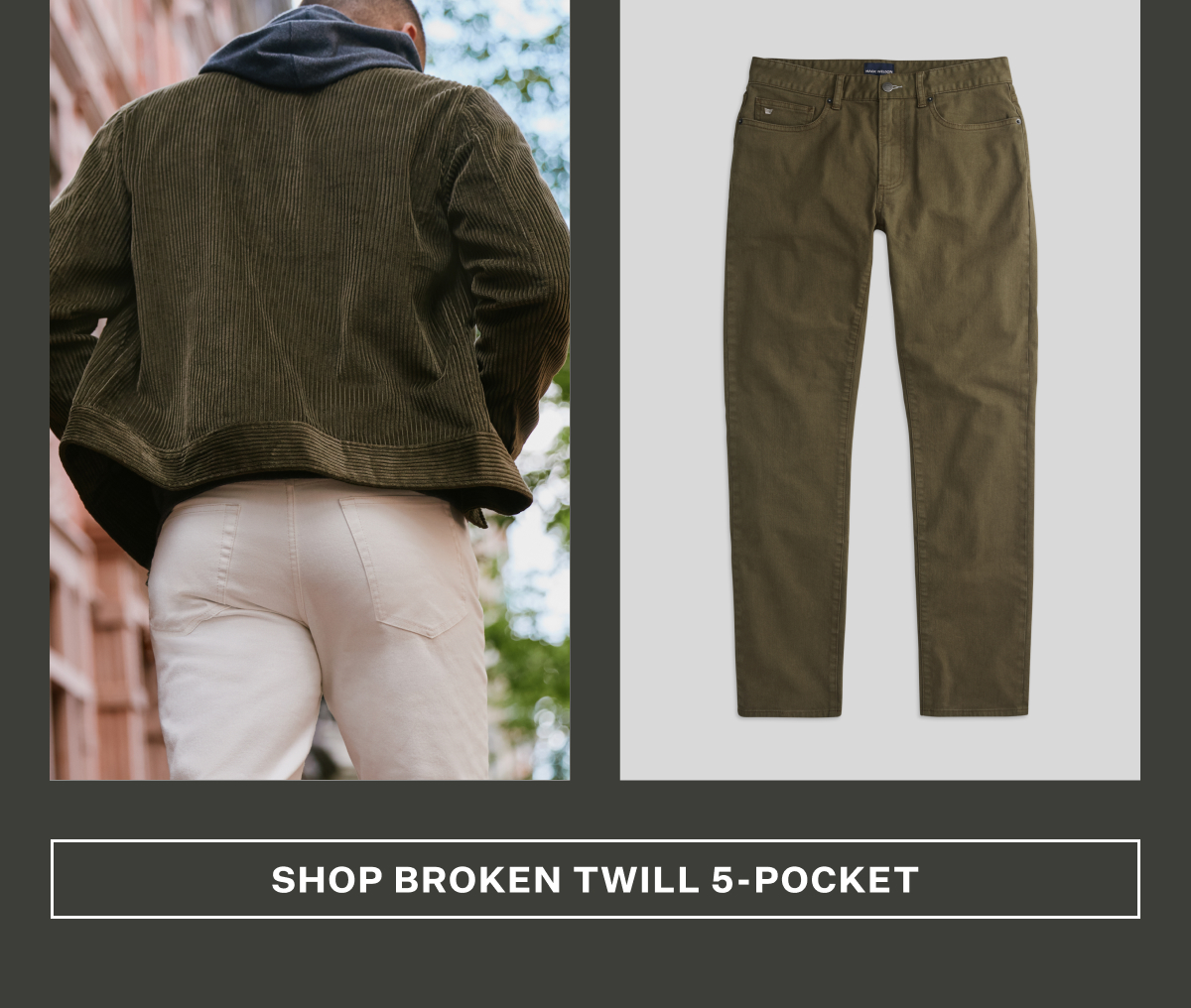 Shop Broken Twill 5-Pocket