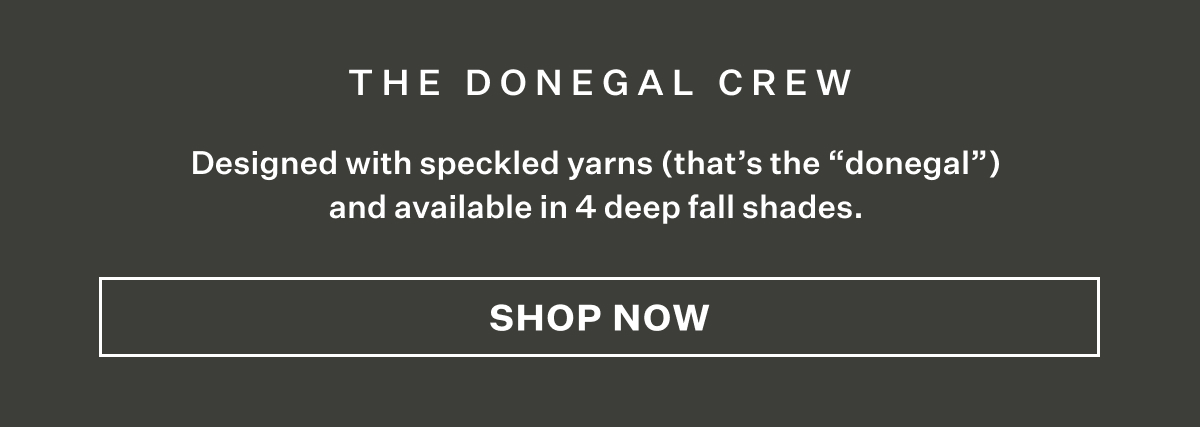 Lambswool Donegal Crew Neck Sweater