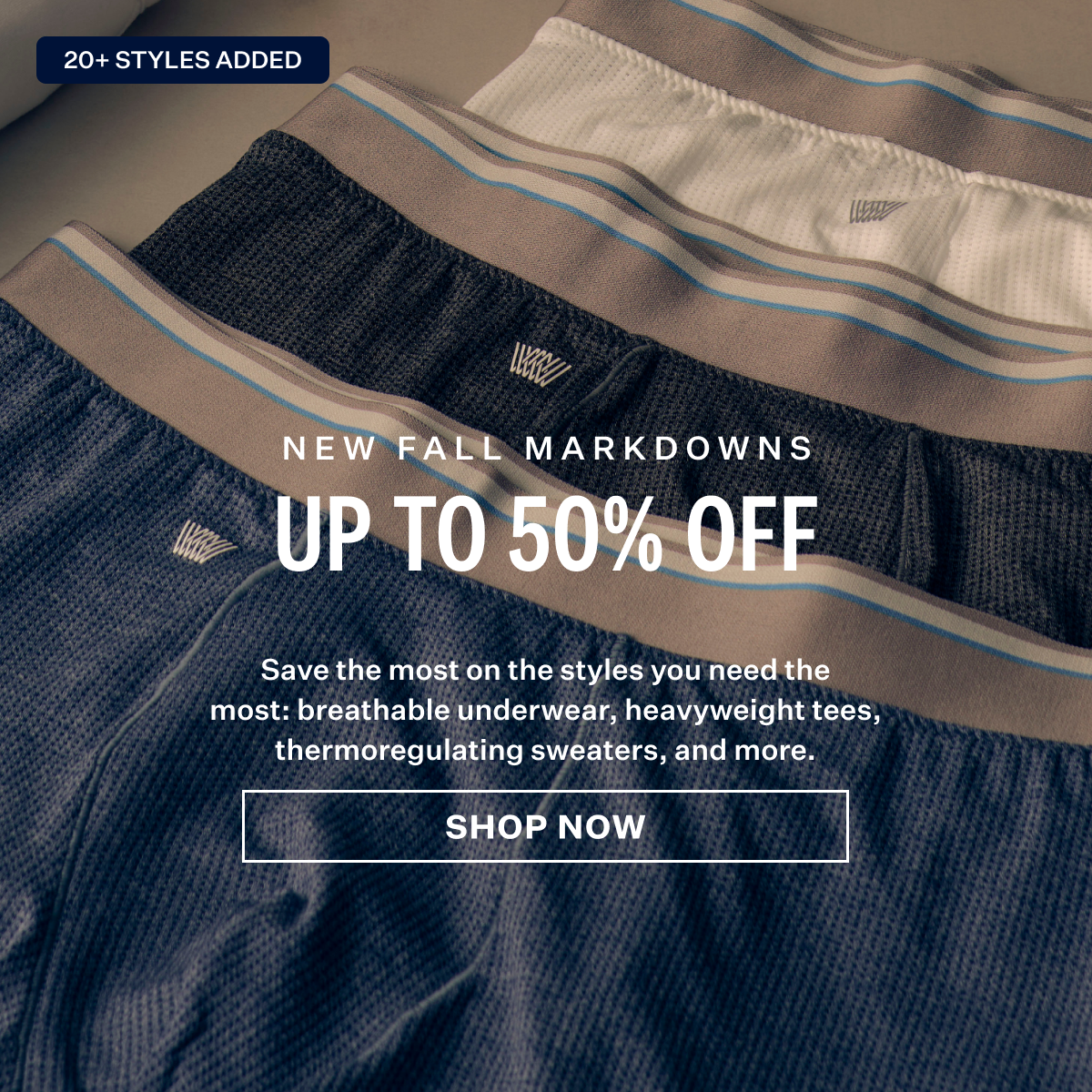 New Fall Markdowns. Up to 50% Off. Shop Now