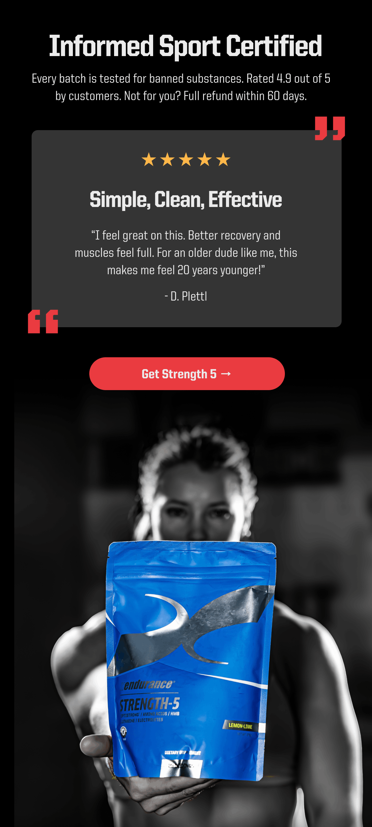 Get Strength 5 - Informed Sport Certified