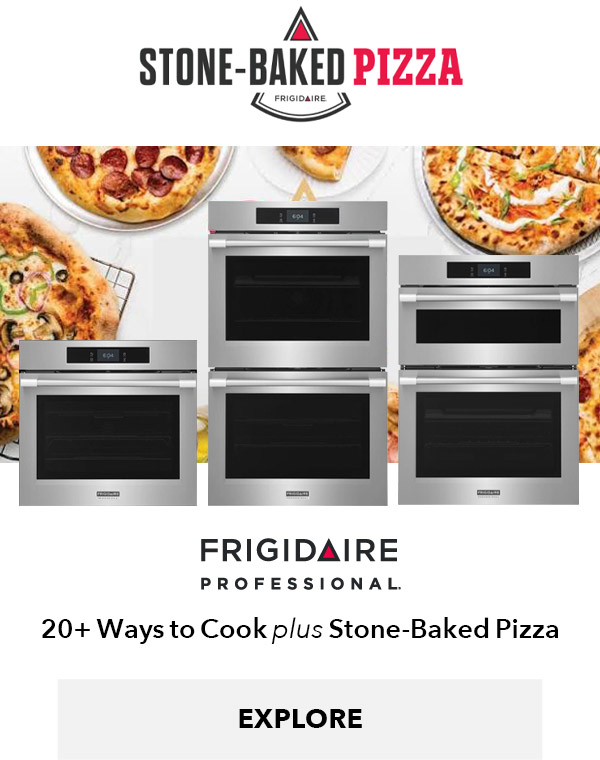 Frigidaire Professional Ovens with Stone-Baked Pizza