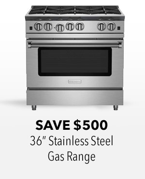 SAVE $500 - BlueStar RNB Series 36 In. Stainless Steel Natural Gas Range