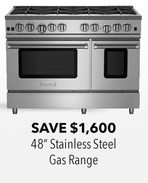 BlueStar RNB Series 48 In. Stainless Steel Natural Gas Range