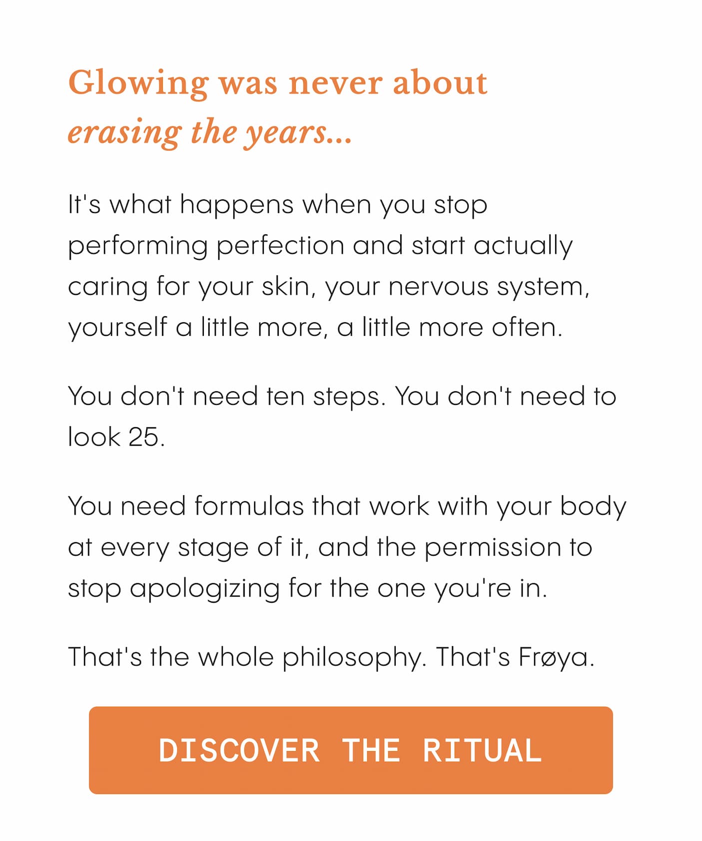 Discover the ritual