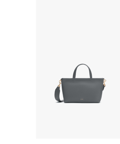 Mini Easy Zipper Tote Dove Grey