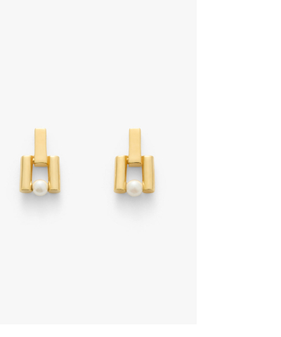 Deco Pearl Earrings