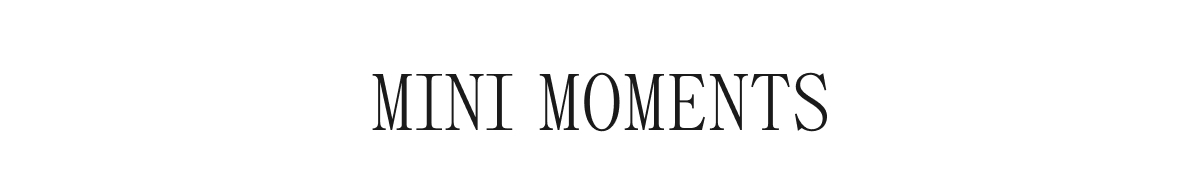MINI MOMENTS