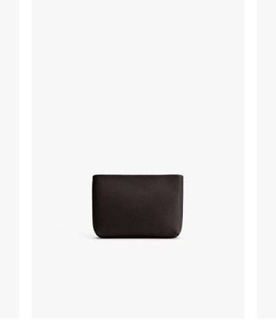 Small Zipper Pouch Mocha