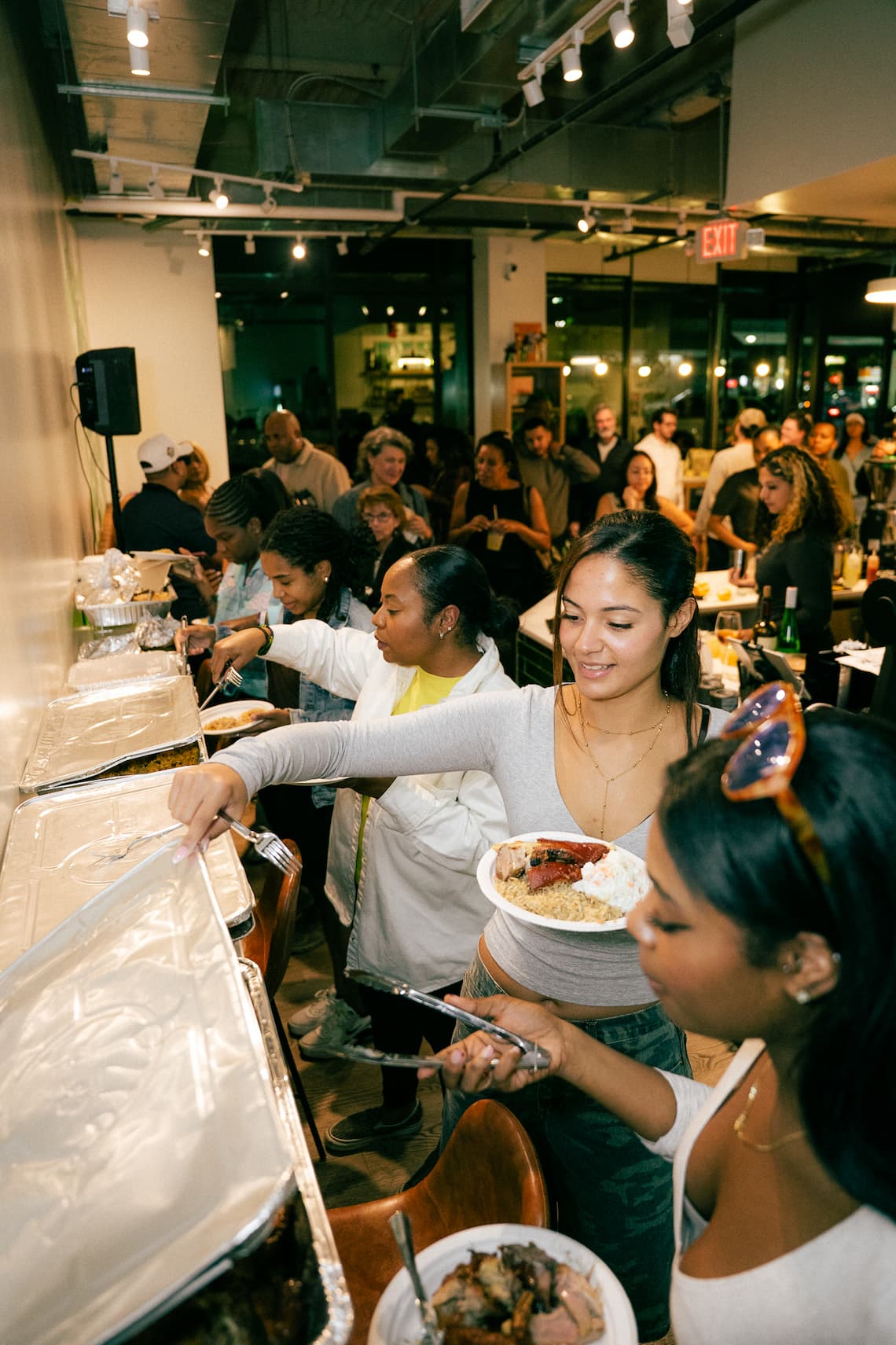 Guests at the Casaroma launch party