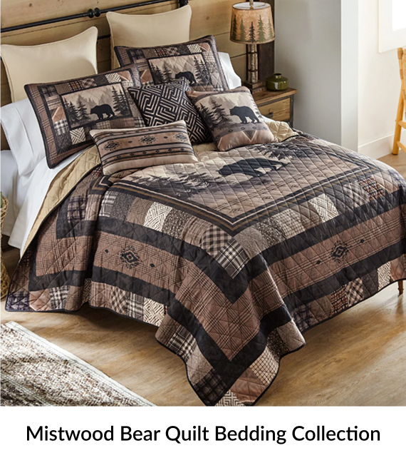 Mistwood Bear Quilt Bedding Collection