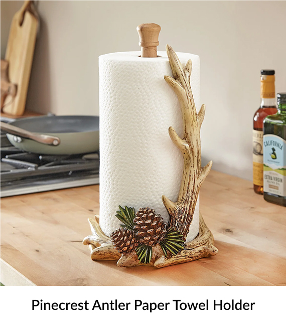 Pinecrest Antler Paper Towel Holder