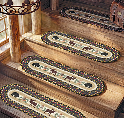 Moose & Bears Stair Treads - Set of 2