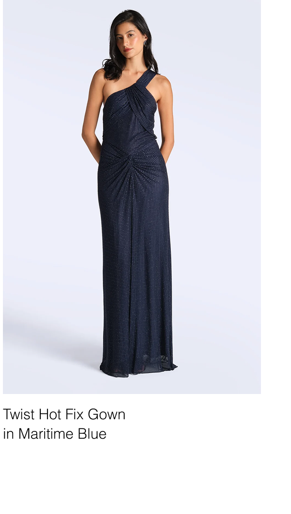 Twist Hot Fix Gown