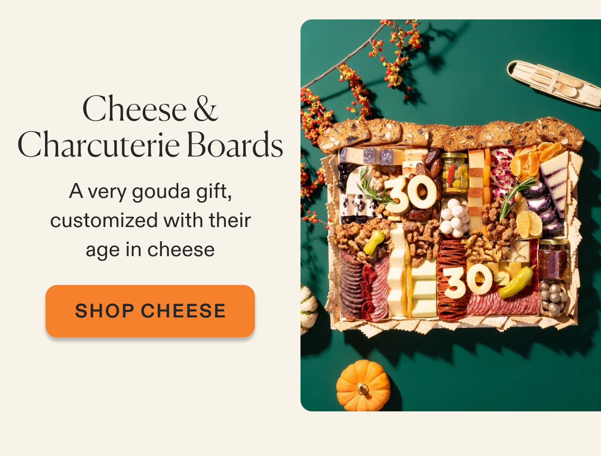 Click to shop Birthday cheese & charcuterie boards