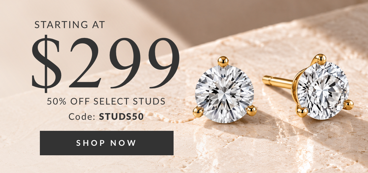 Select studs 50% off with code STUDS50