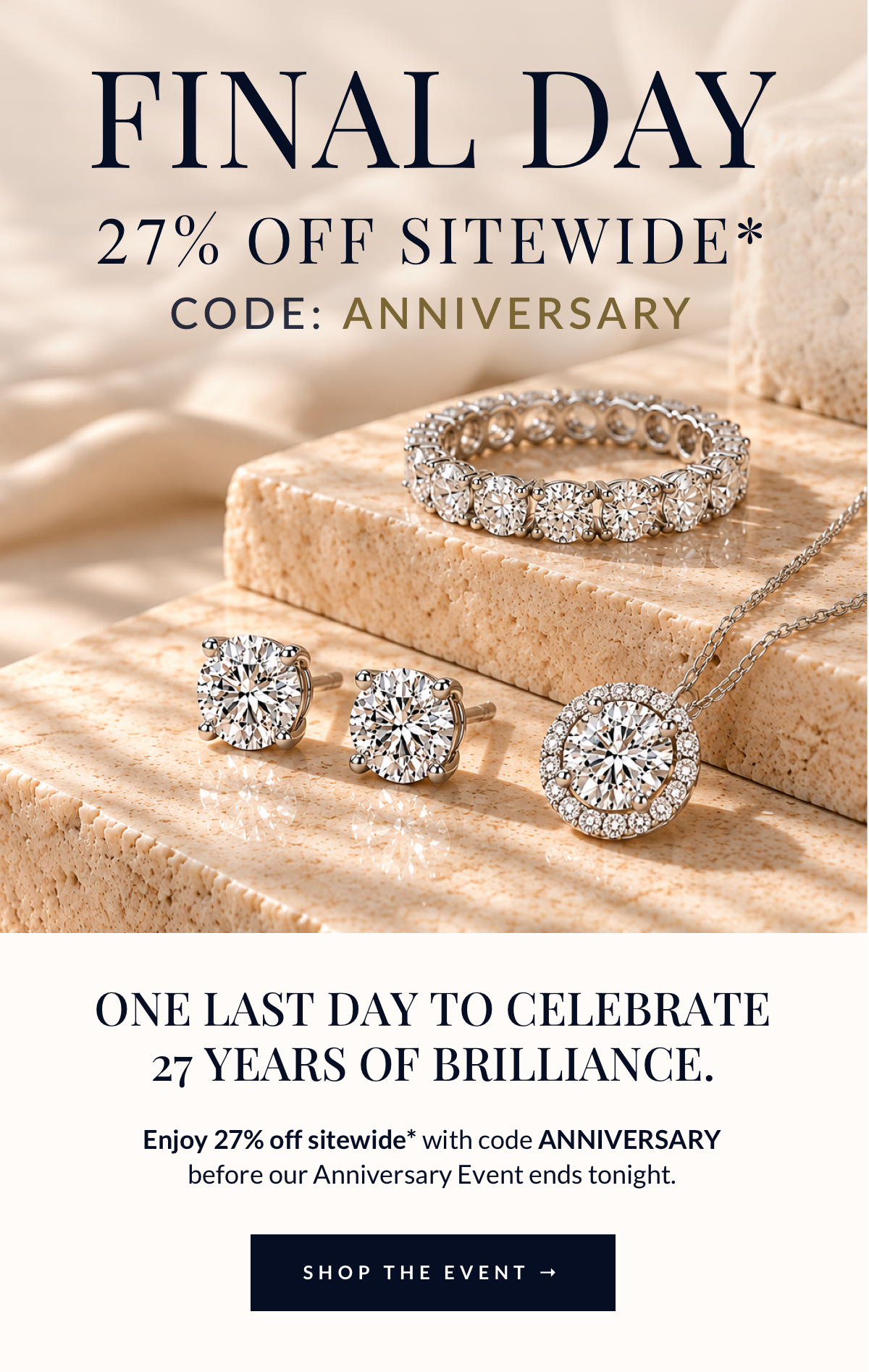 Save 27% sitewide* during The Anniversary Event