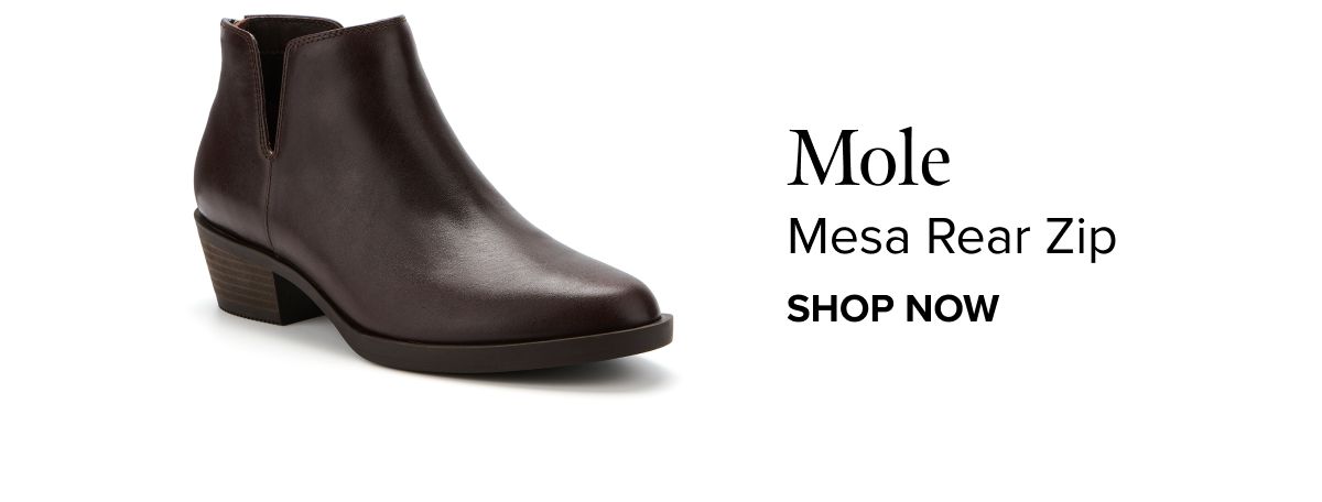Mesa Rear Zip - Mole
