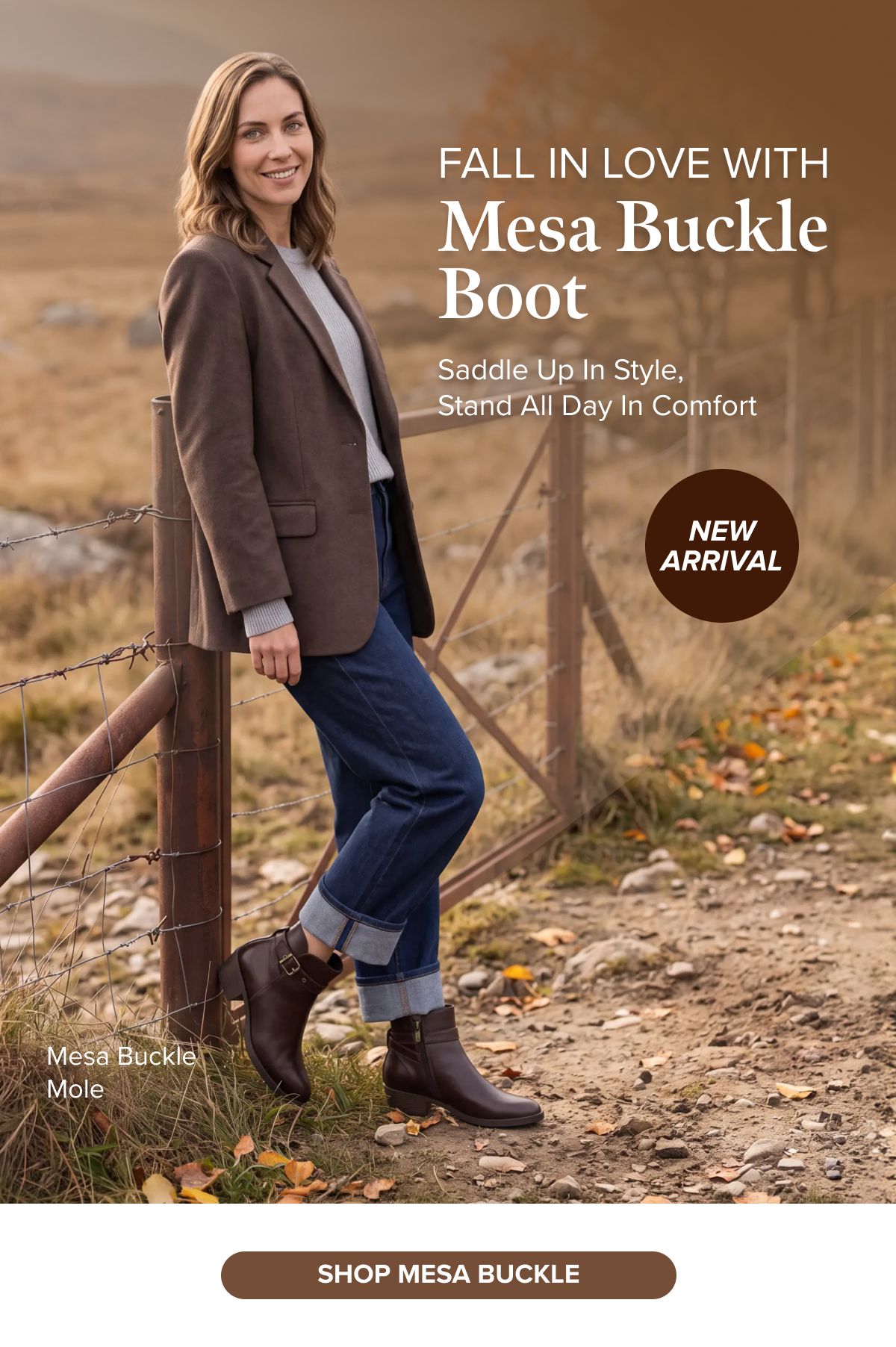 Fall Inlove With Mesa Buckle Boot