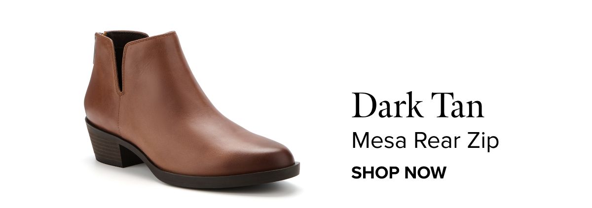 Mesa Rear Zip - Dark Tan