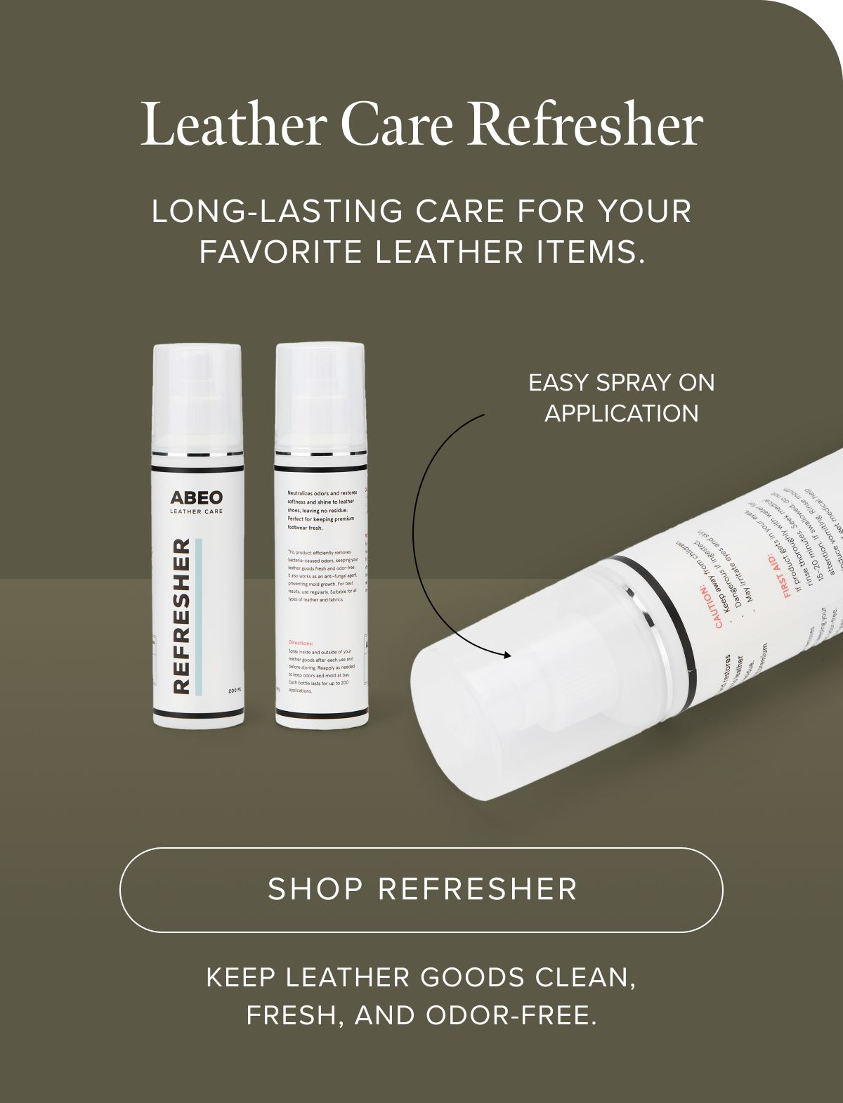Leather Care Refresher