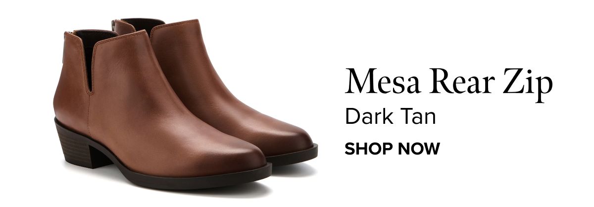 Mesa Rear Zip - Dark Tan