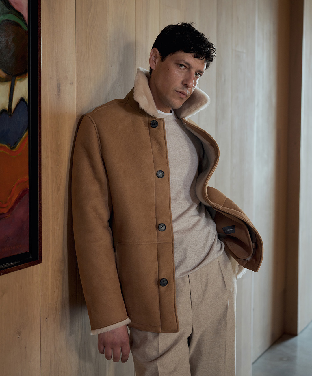 Kinloch Tan Shearling Jacket