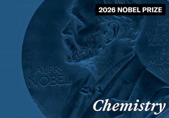 Nobel Prize logo in blue