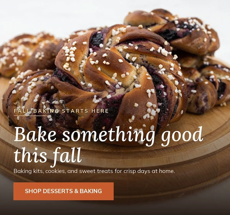 Shop desserts & baking