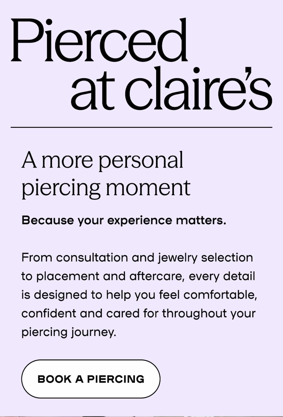 Book a piercing