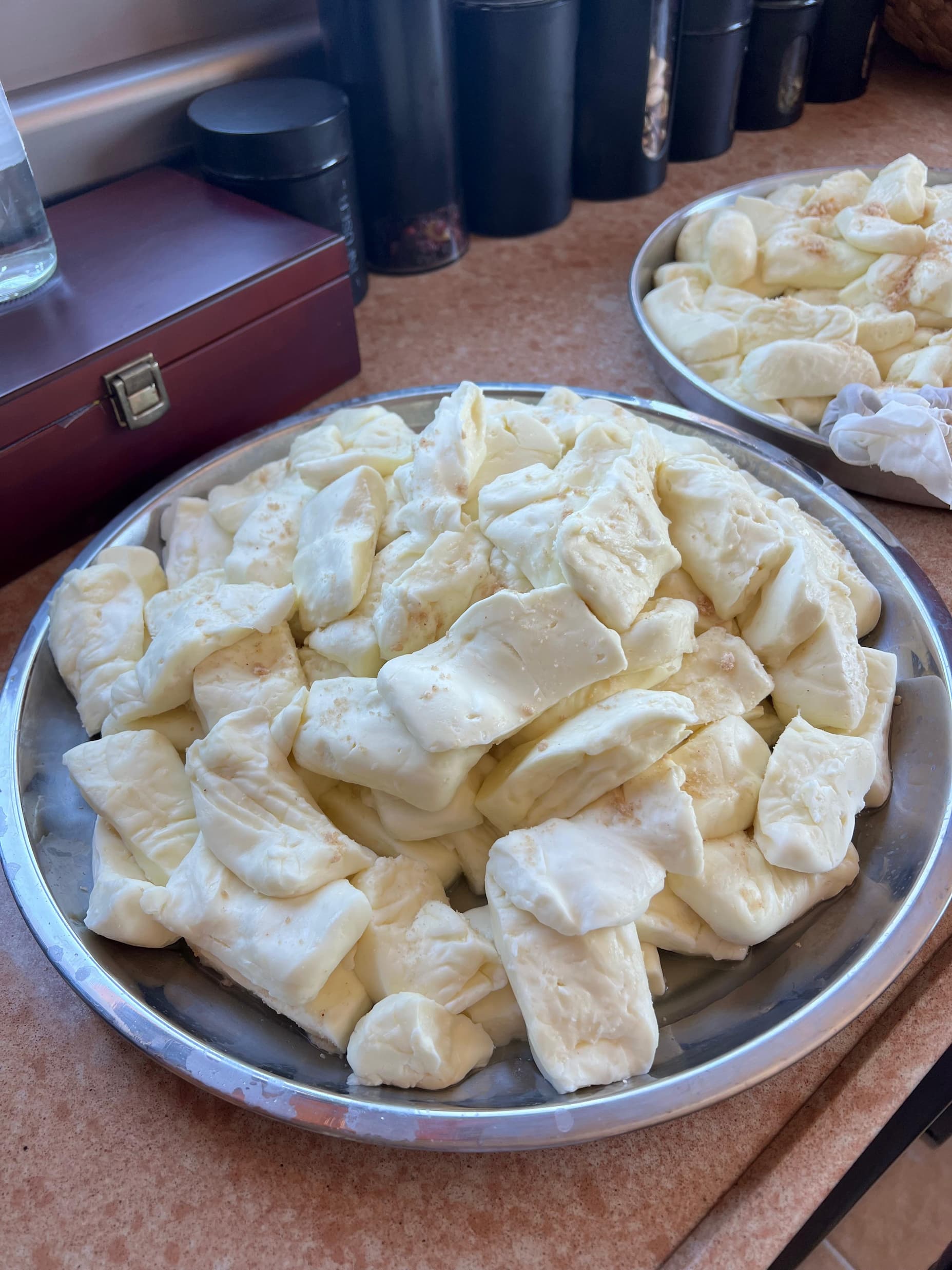 Traditional Nabulsi cheese