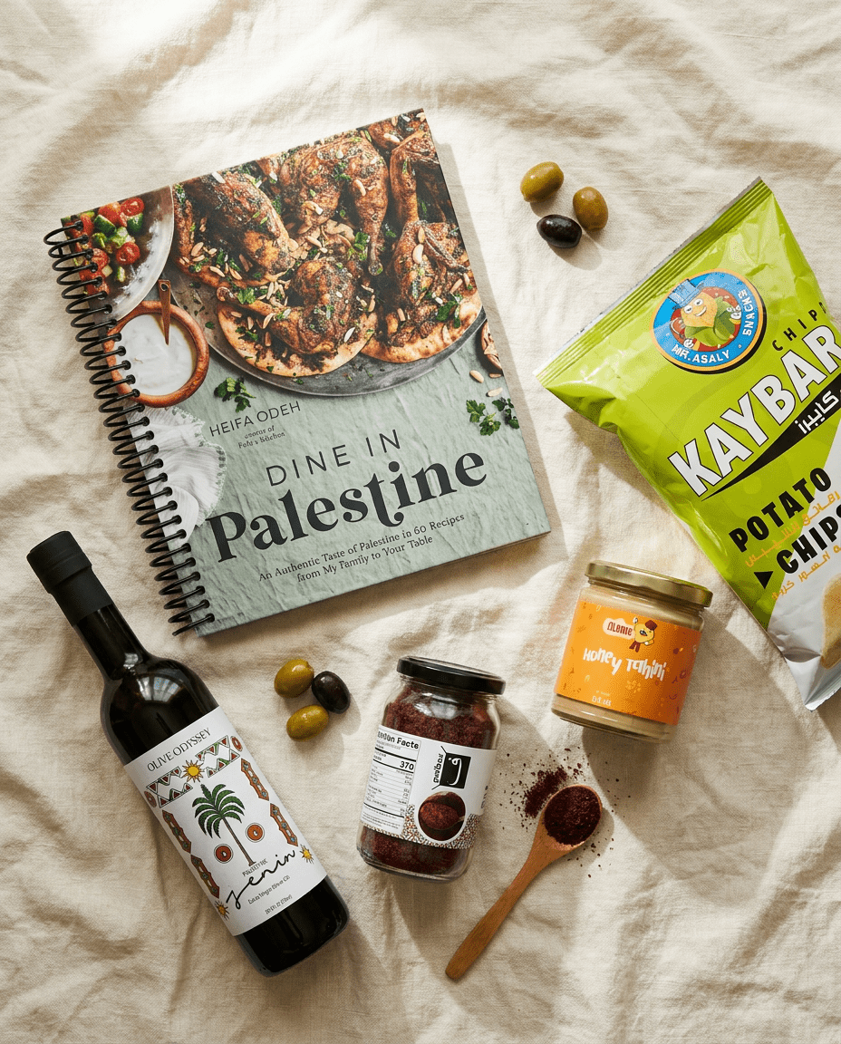 The Fall Palbox and the Palestinian products inside