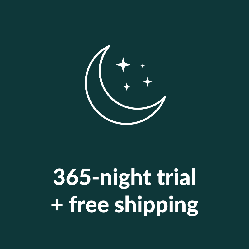 365-night trial + free shipping