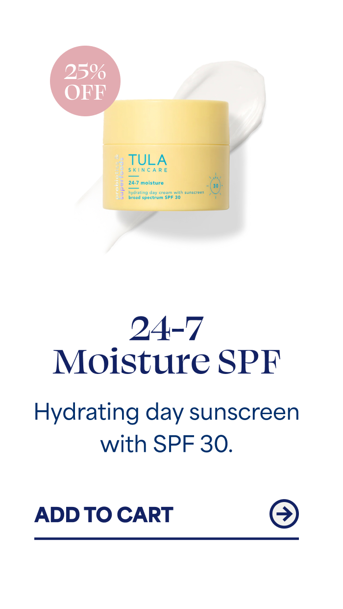 24-7 Moisture SPF Hydrating day sunscreen with SPF 30. ADD TO CART