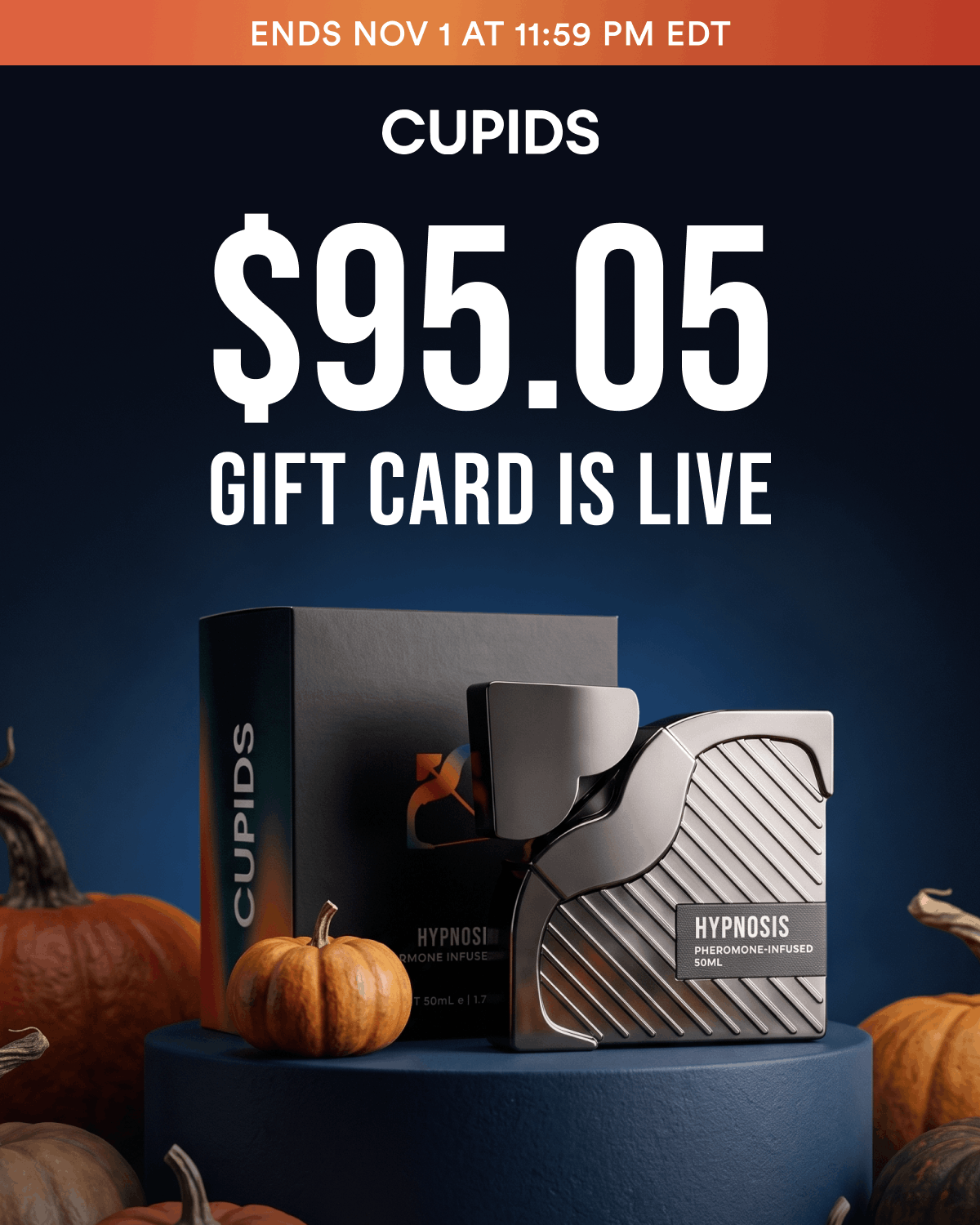 Ends Nov 1 at 11:59 PM EDT. $95.05 Gift Card Is Live.