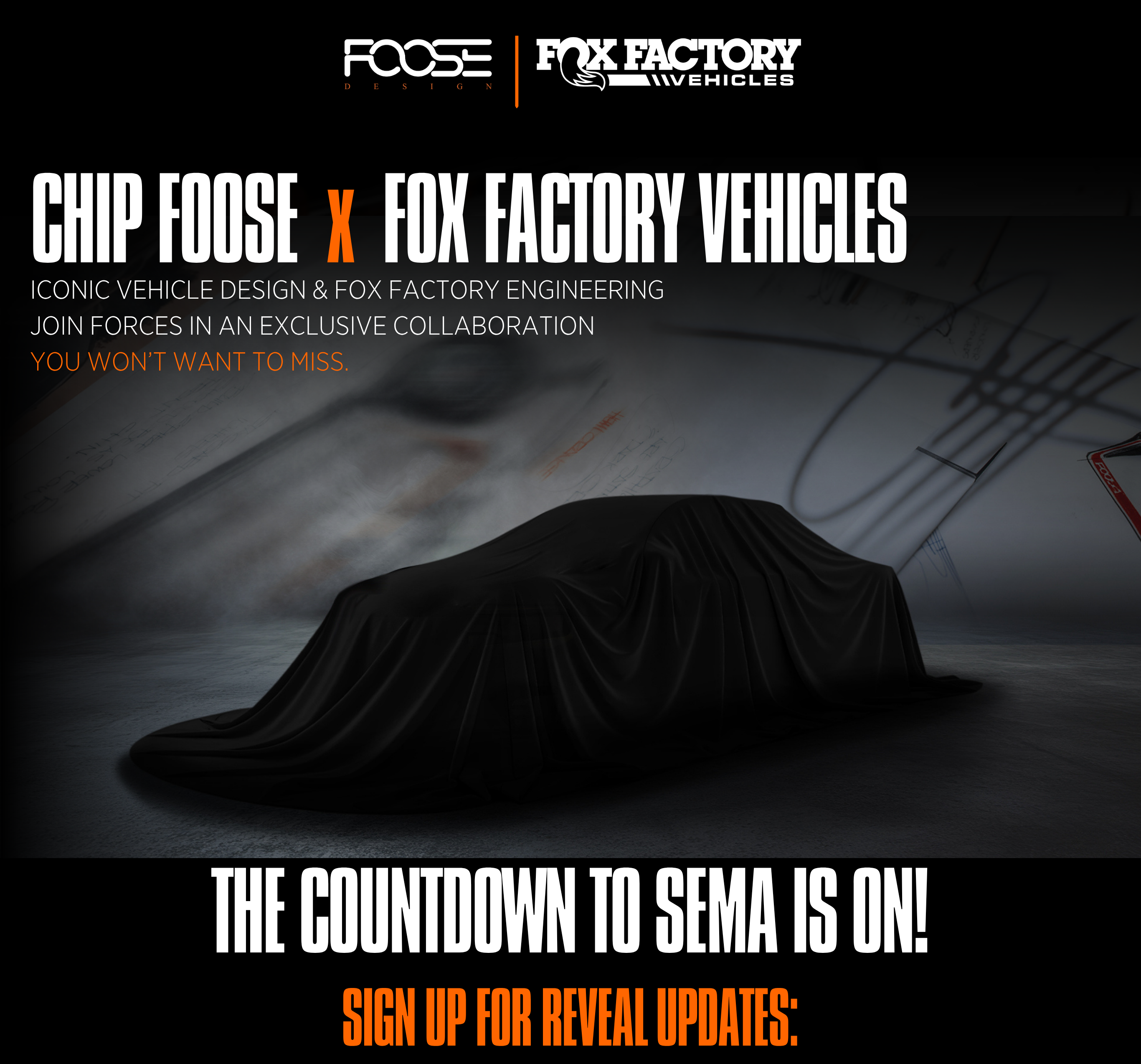 Chip Foose and Fox Factory Vehicles Join Forces