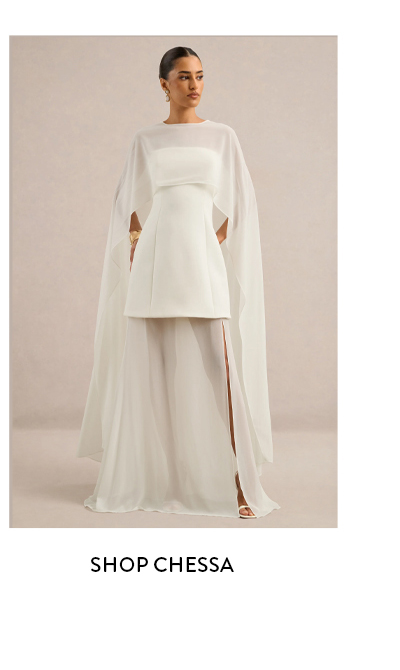 Chessa White Sheer Dress