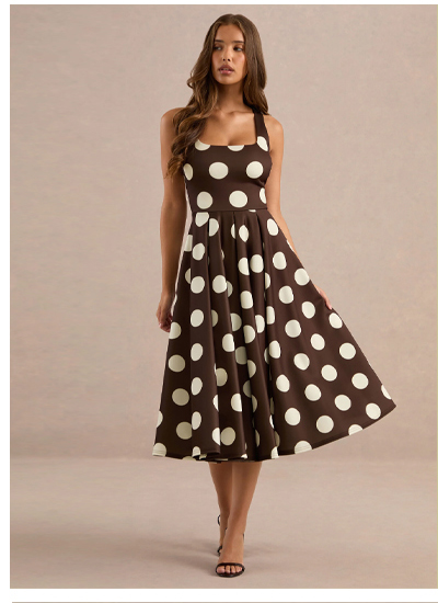 Parina Brown Polka