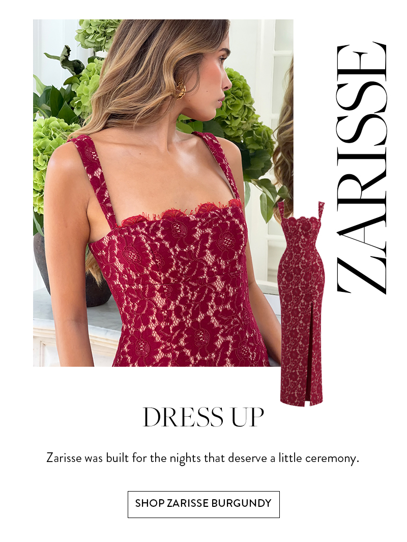 Shop Zarisse Burgundy