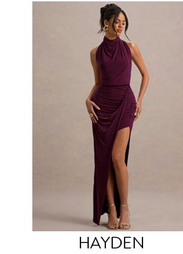 Hayden Burgundy Maxi