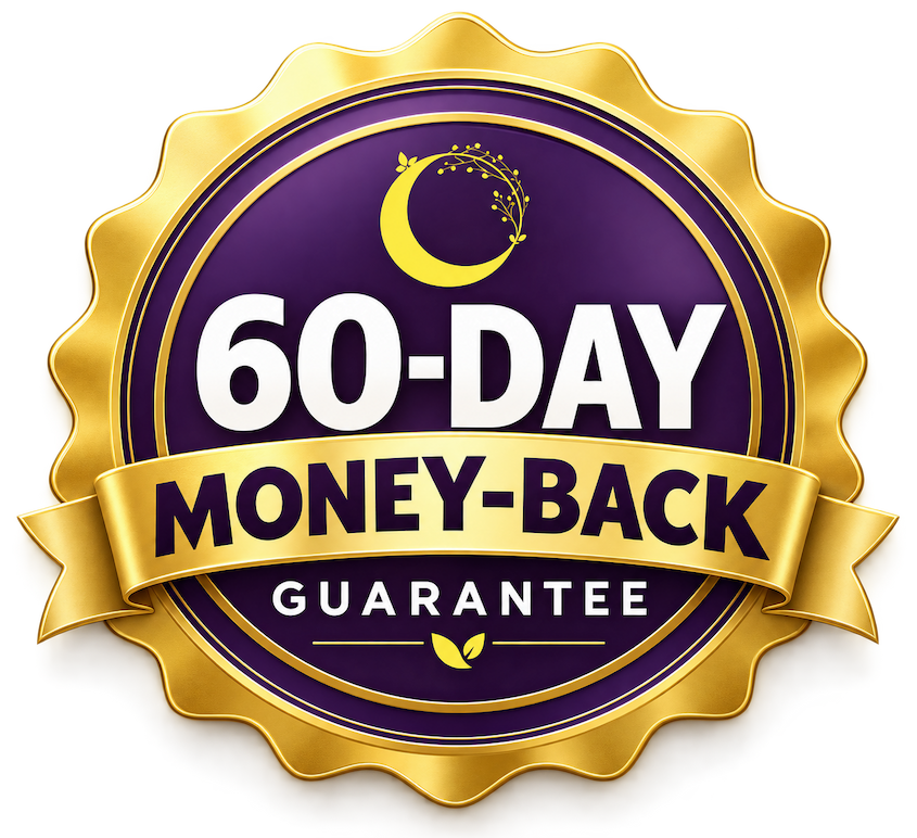 60-day money-back guarantee seal