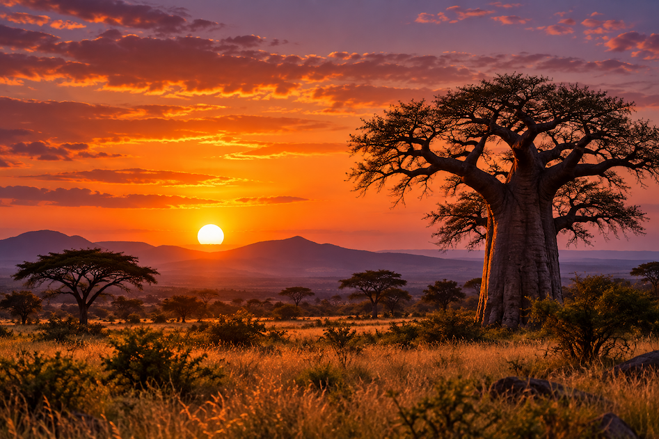 The Tanzanian savanna