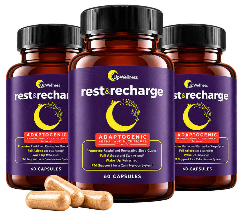 Three bottles of Rest & Recharge