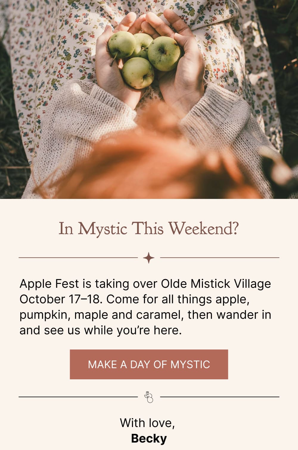 MAKE A DAY OF MYSTIC