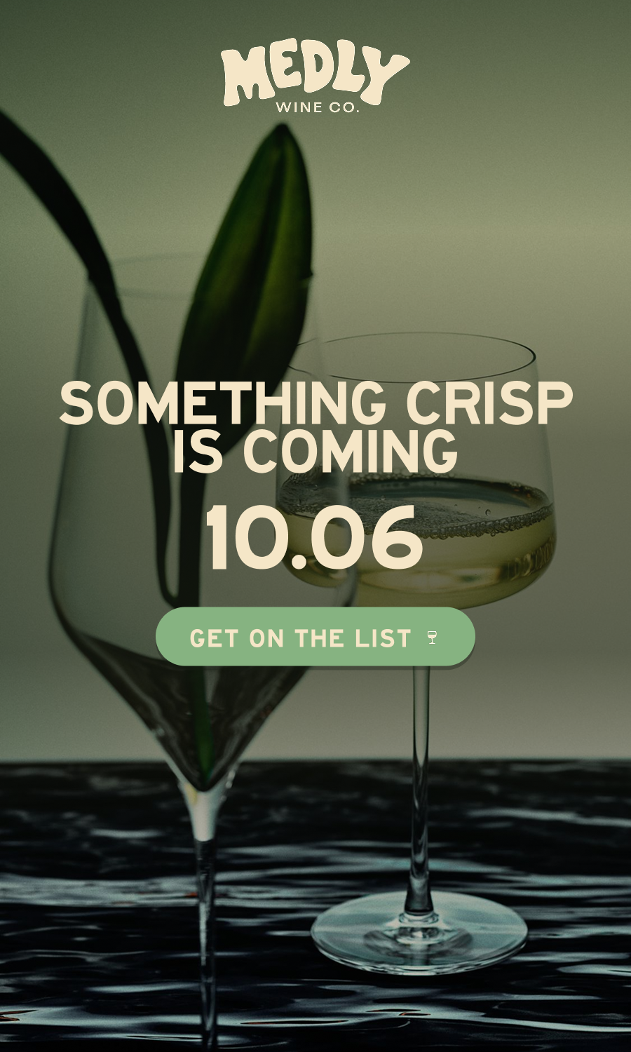 SOMETHING CRISP IS COMING 