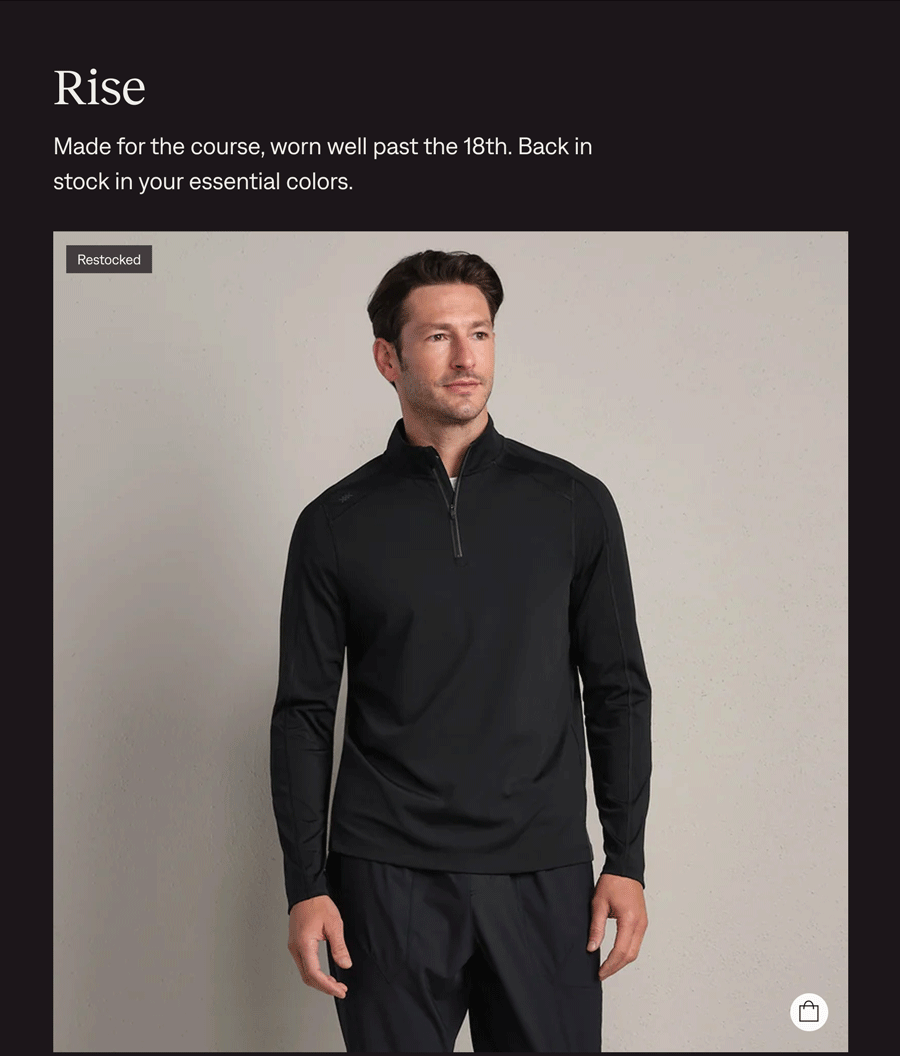 Rise 1/4 Zip